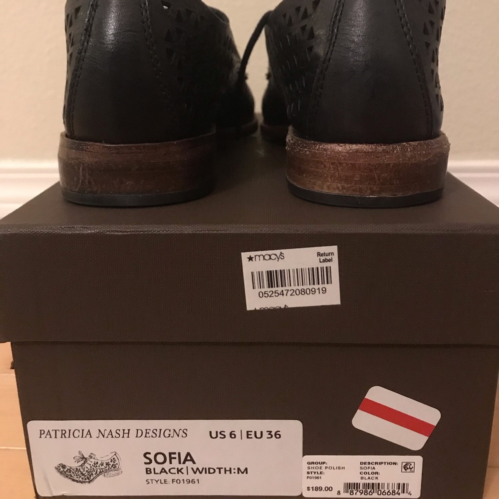 Patricia Nash women shoes NWT size 6 black